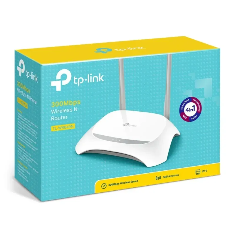 TP-LINK Router N 300 wireless 300 Mbps TL-WR840N